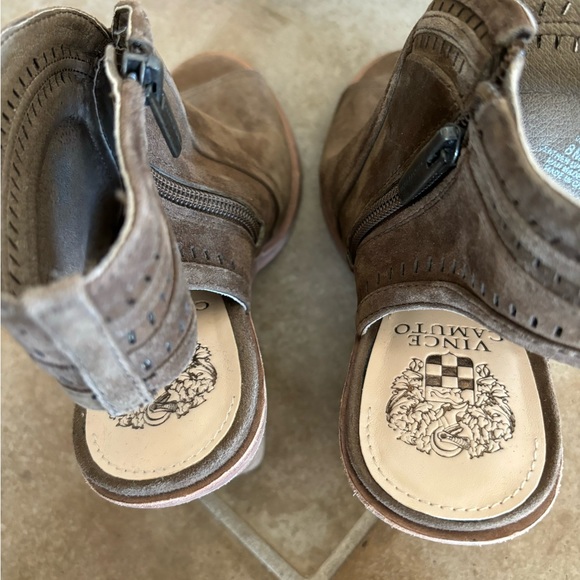 Sling back open toe bootie/sandal - Picture 2 of 4